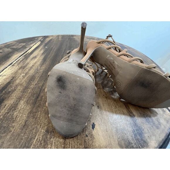 size 9 tan Mossimo gladiator sandal stiletto. - Picture 9 of 9